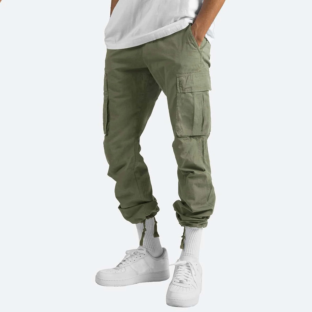 Cargo Pants - Casual - Loose Fit - Straight Leg Cargos - Men's Trousers-Men Summer Pants-Chaps London-Chaps London