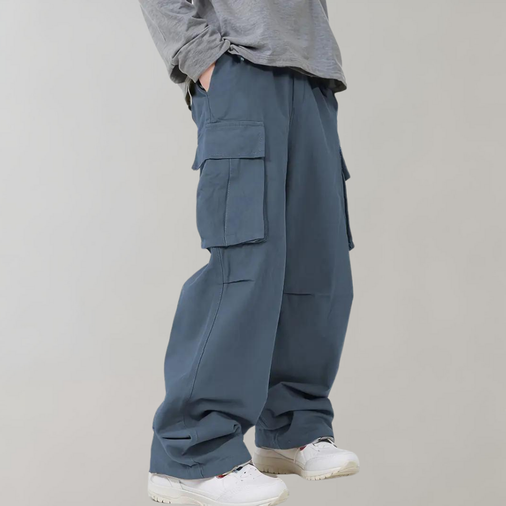 Cargo Pants | Loose Fit | Wide Leg | Baggy Pants | Men's Pants -Men's Cargo Pants-Chaps London-Chaps London