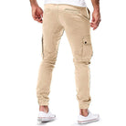 Cargo Pants - Skinny - Drawstring - Cargo Joggers - Men's Trousers-Fashion Men Pants Cargo All-year-Chaps London-Chaps London