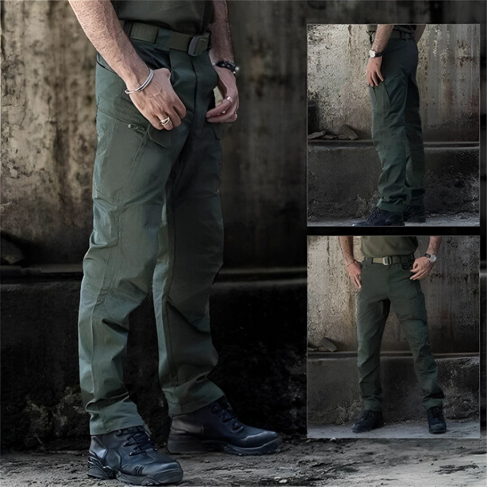 Cargo Pants - Straight Leg - Tactical - Trousers for Trekking - Men's Cargo Trousers-Chaps London-Chaps London