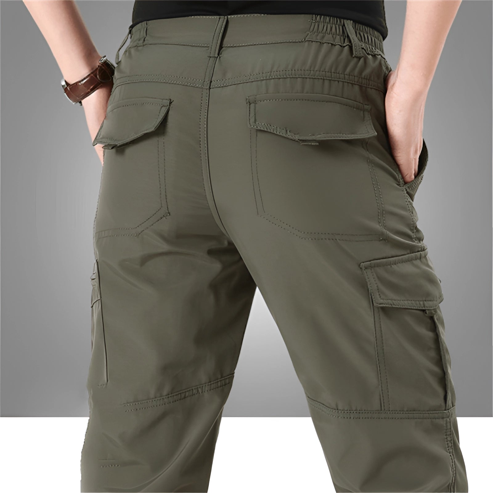 Cargo Pants - Straight Leg - Tactical - Trousers for Trekking - Men's Cargo Trousers-Chaps London-Chaps London