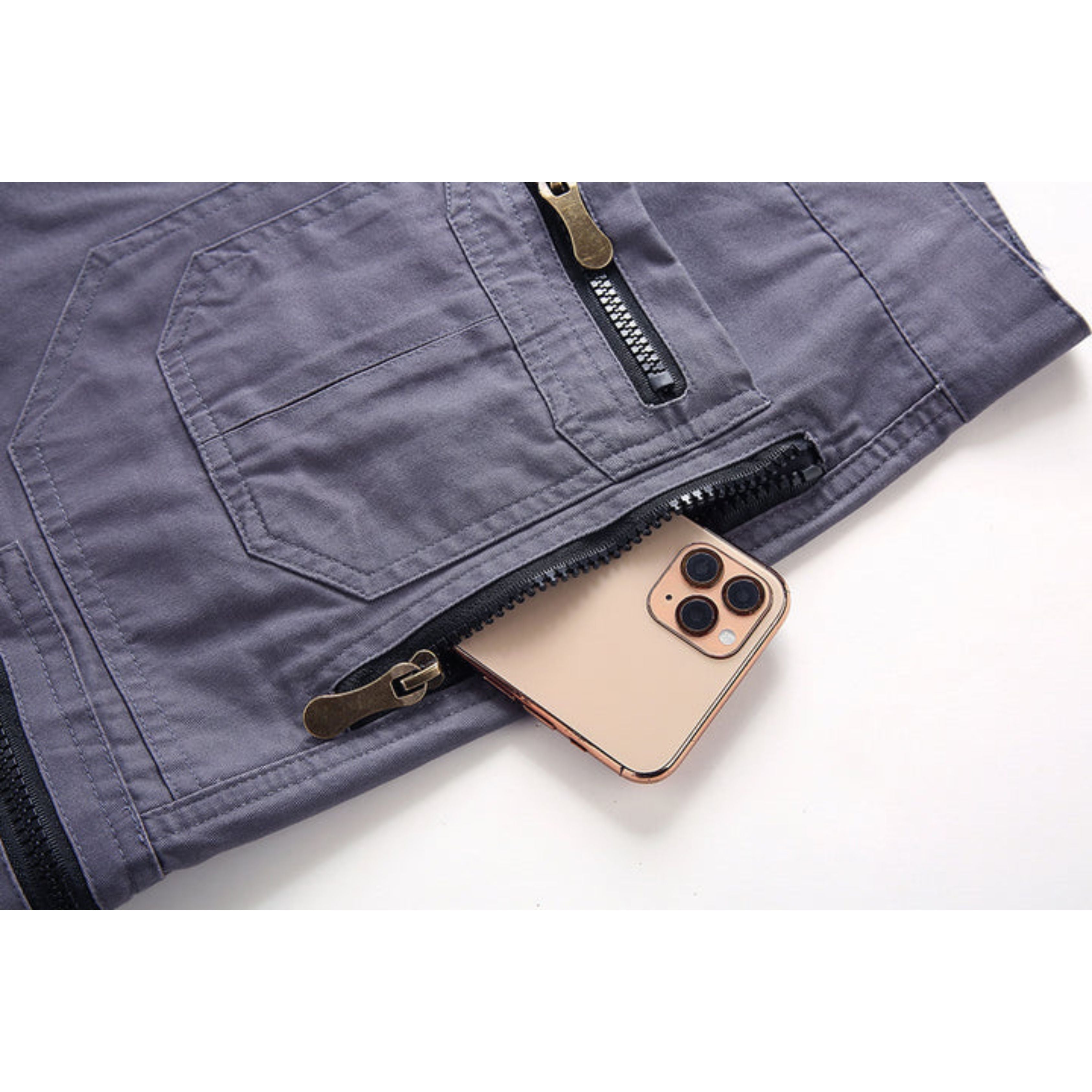 Cargo Shorts | Leisure | Pockets | Long Shorts | Men's Capri Pants-Men's Capri Pants-Chaps London-Chaps London