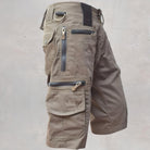 Cargo Shorts | Leisure | Pockets | Long Shorts | Men's Capri Pants-Men's Capri Pants-Chaps London-Khaki-M-Chaps London
