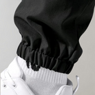 Cargo Trousers - Men's Black Drawstring Joggers-Fashion Men Pants Cargo All-year-Chaps London-Chaps London