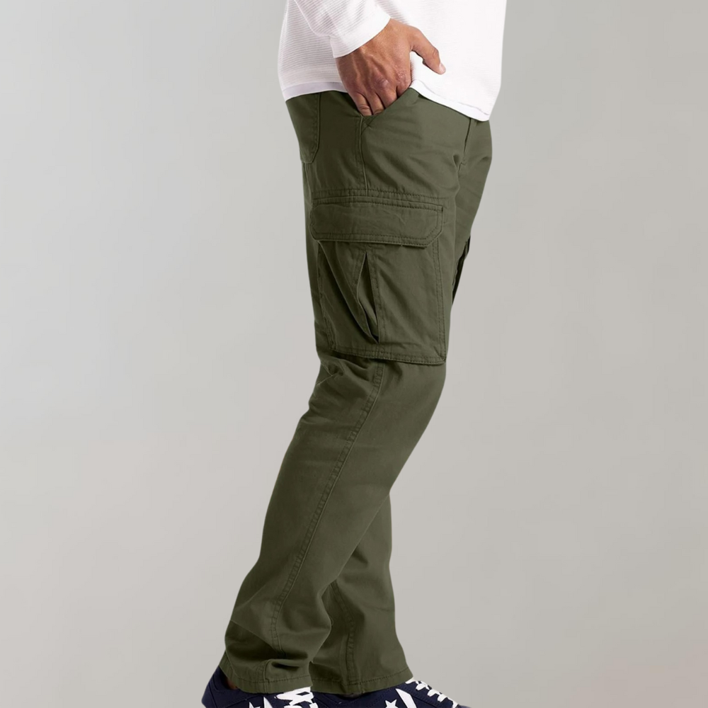 Cargo Trousers - Men's Straight Leg Leisure Trousers-Cargo Pants-Chaps London-Chaps London