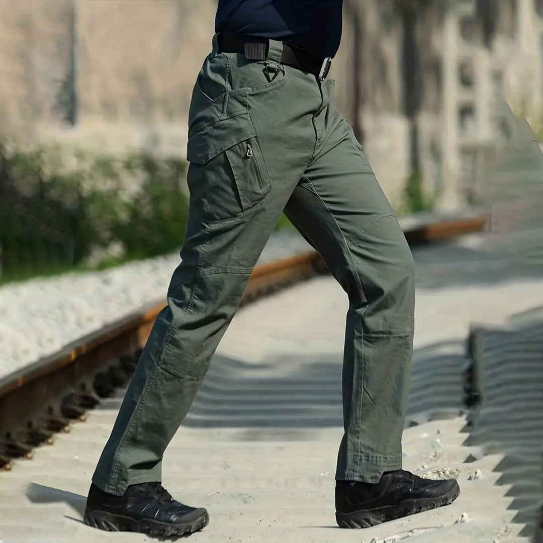 Cargo Trousers - Men's Tactical Straight Leg-Fashion Men Pants Cargo All-year-Chaps London-Chaps London