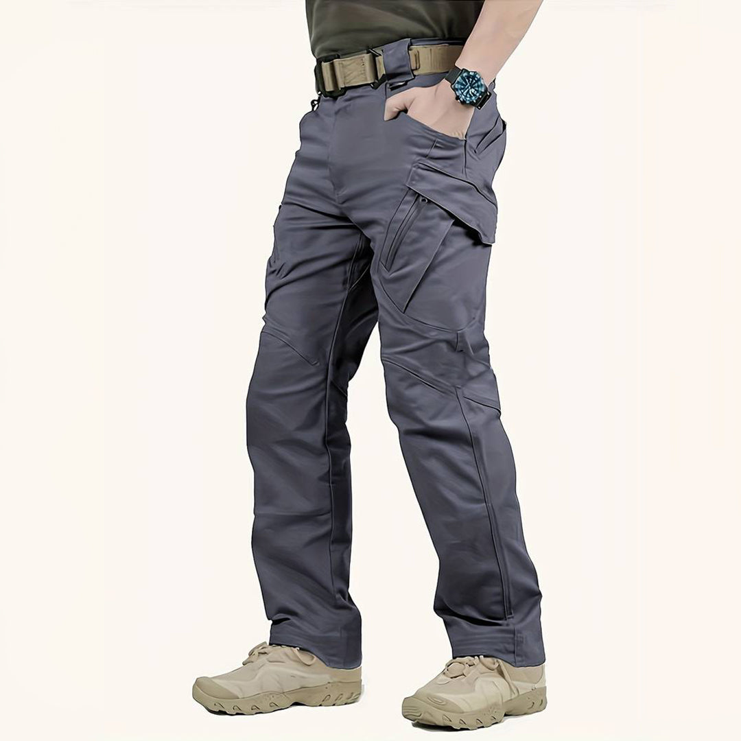 Cargo Trousers - Men's Tactical Straight Leg-Fashion Men Pants Cargo All-year-Chaps London-Dark Gray-XS-Chaps London