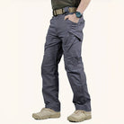 Cargo Trousers - Men's Tactical Straight Leg-Fashion Men Pants Cargo All-year-Chaps London-Dark Gray-XS-Chaps London