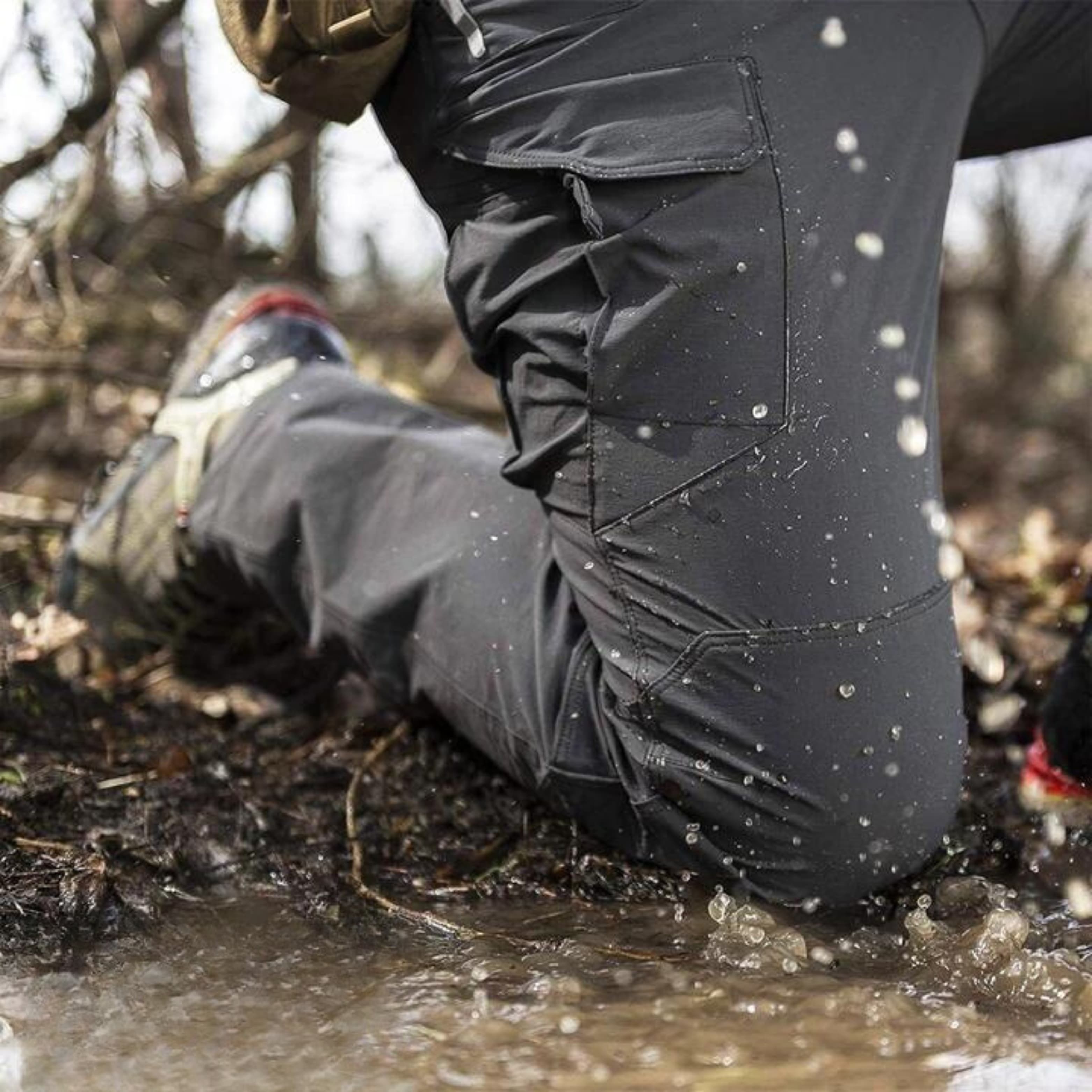 Cargo Trousers - Men's Waterproof Straight Leg Work Trousers-Cargo Pants-Chaps London-Chaps London