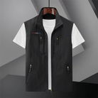 Cargo Vest | Lightweight | Sleeveless | Outdoor Vest | Men's Vest-Jassen_M-Chaps London-Black-M-Chaps London