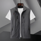 Cargo Vest | Lightweight | Sleeveless | Outdoor Vest | Men's Vest-Jassen_M-Chaps London-Gray-M-Chaps London