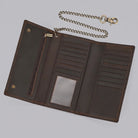 Chain Wallet - Men's Long Biker Snap Closure-Wallet-Chaps London-Chaps London
