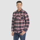 Check Jacket - Men's Quilted Lined Button Up-Coats & Jackets-Chaps London-Chaps London