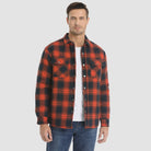 Check Jacket - Men's Quilted Lined Button Up-Coats & Jackets-Chaps London-Chaps London