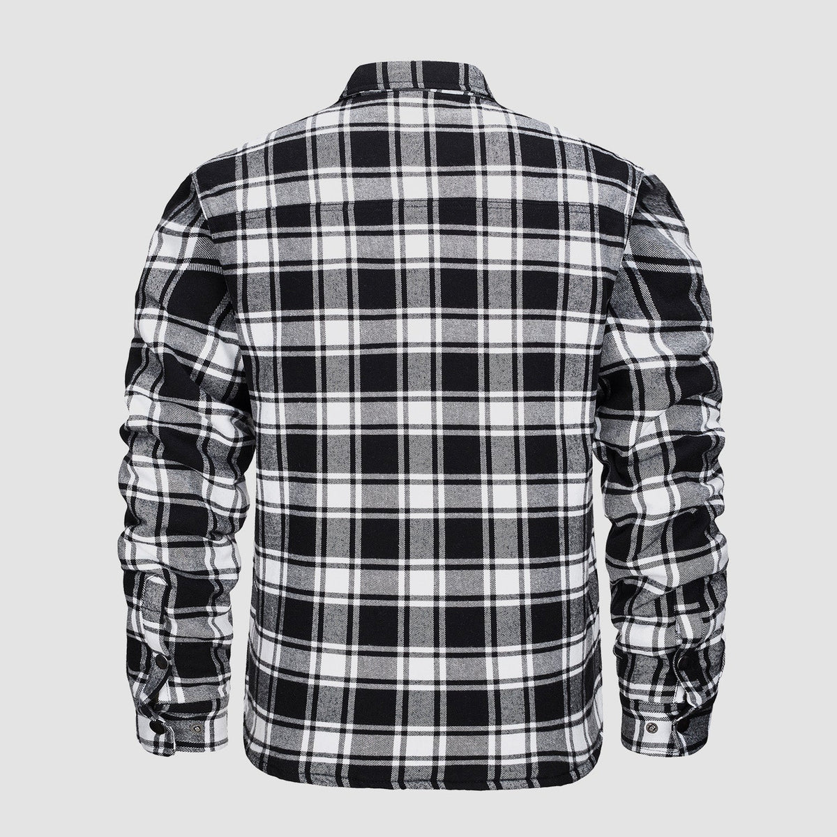 Check Jacket - Men's Quilted Lined Button Up-Coats & Jackets-Chaps London-Chaps London