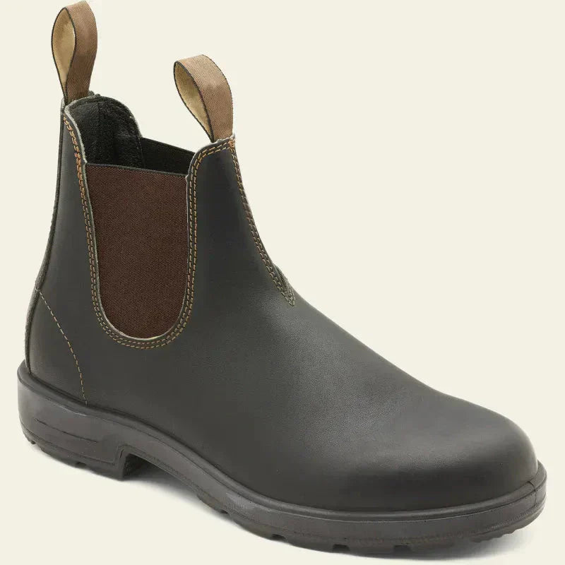 Chelsea Boots - Men's Waterproof Slip-On Ankle Boots-Men's Chelsea Boots-Chaps London-Black/Brown-35-Chaps London