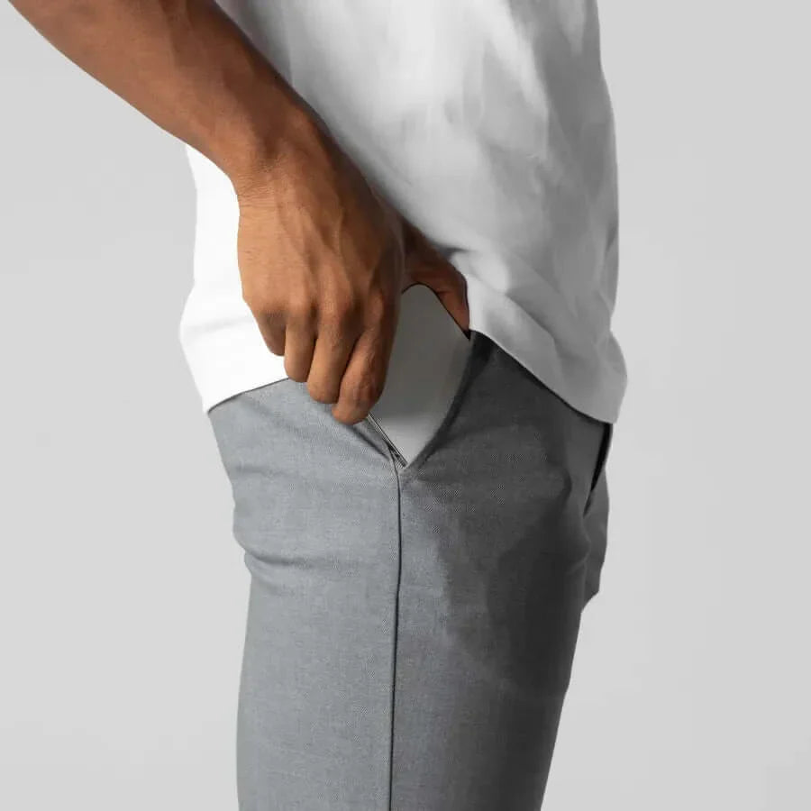 Chino Pants - Men's Active Stretch Skinny Chinos-Chaps London-Chaps London