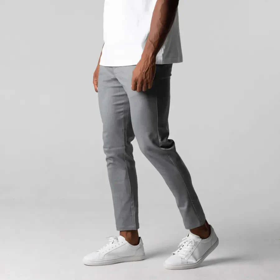 Chino Pants - Men's Active Stretch Skinny Chinos-Chaps London-Chaps London