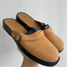 Clogs - Men's Retro Slip-On Mule Shoes Clogs-Chaps London-Brown-38-Chaps London