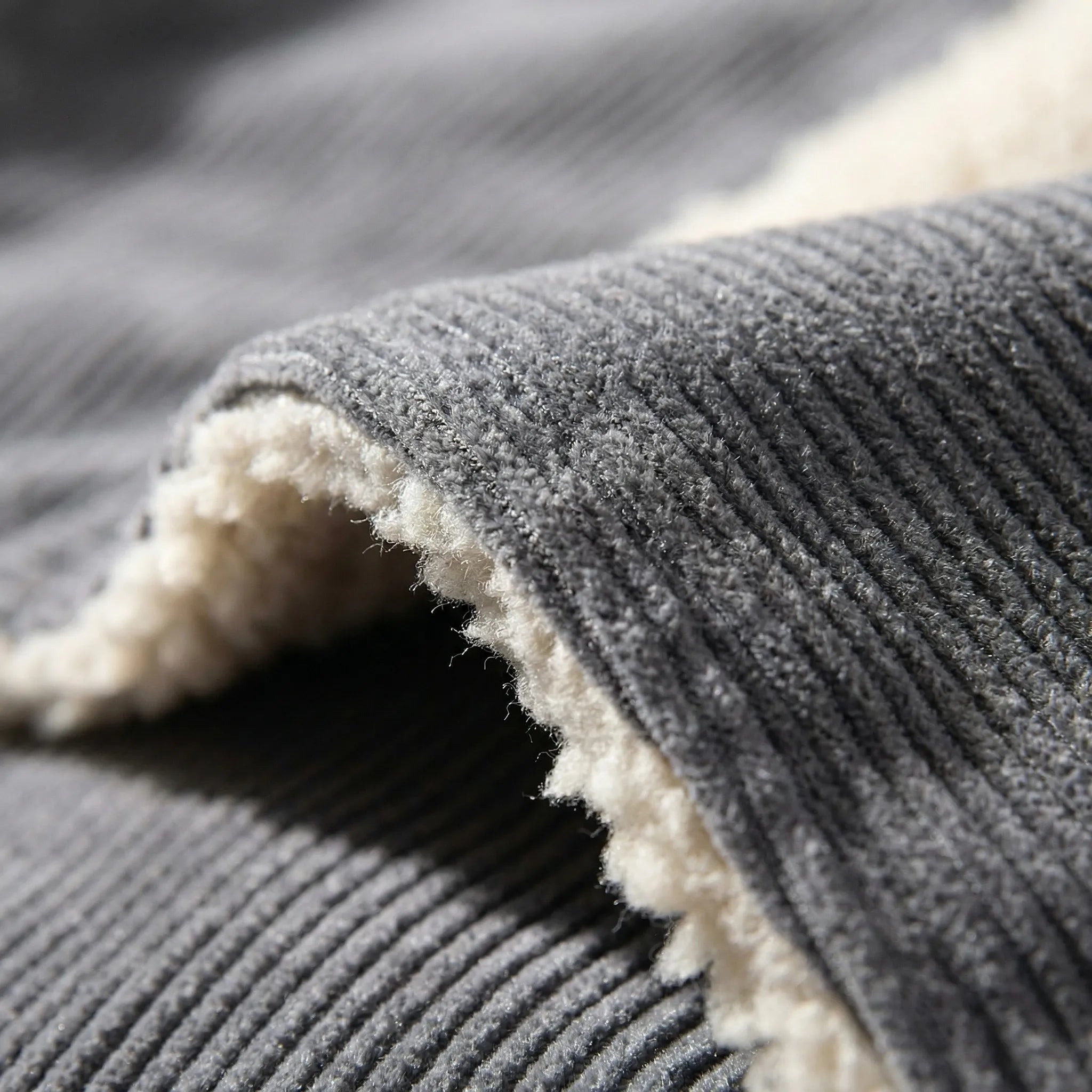 Corduroy Jacket - Men's Sherpa Lined Winter Trucker Jacket-Winter Jacket-Chaps London-Chaps London