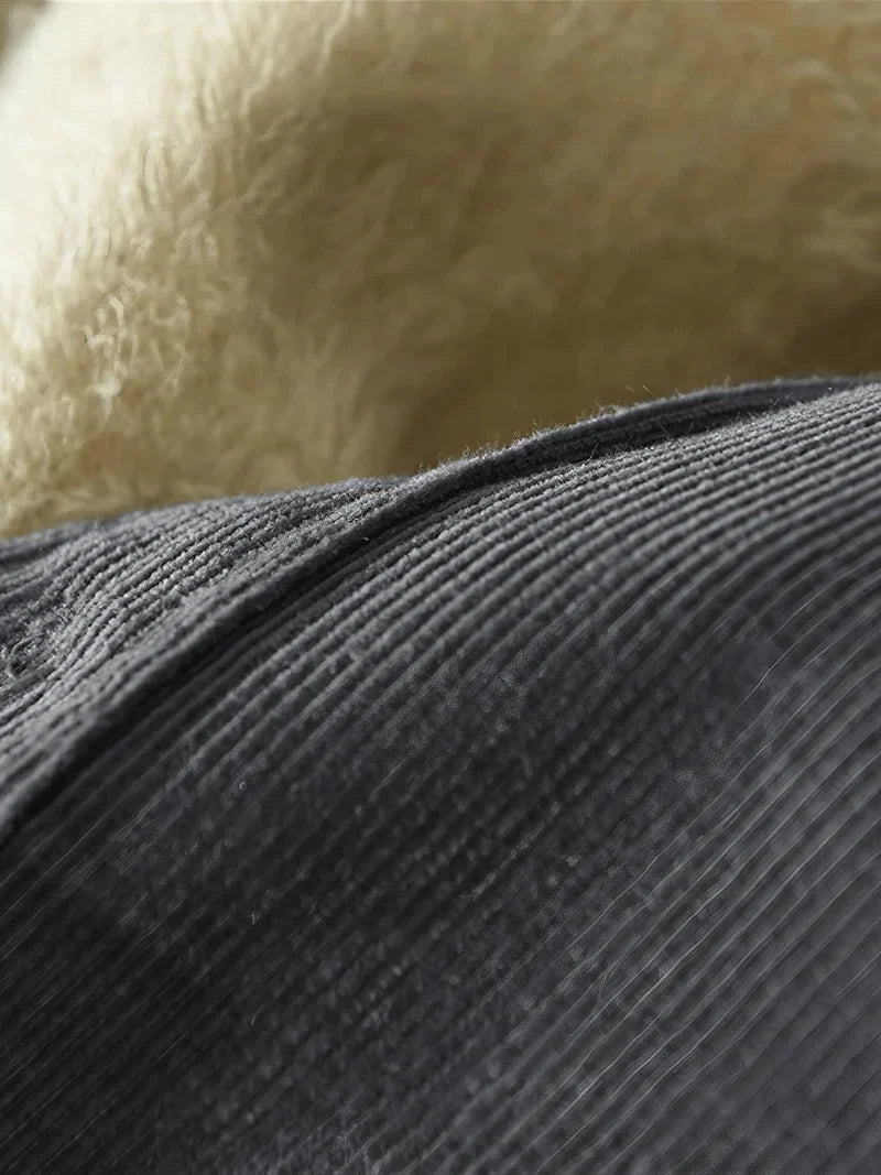 Corduroy Shirt | Warm | Fleece Lined | Overshirt | Men's Clothing-Chaps London-Chaps London