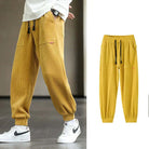 Corduroy Sweatpants | Loose Fit | Drawstring | Joggers | Men's Pants-Chaps London-Chaps London