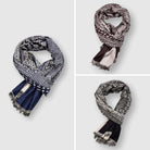 Cotton Scarf - Men's Soft Woven Everyday Wear-Scarf-Chaps London-Chaps London