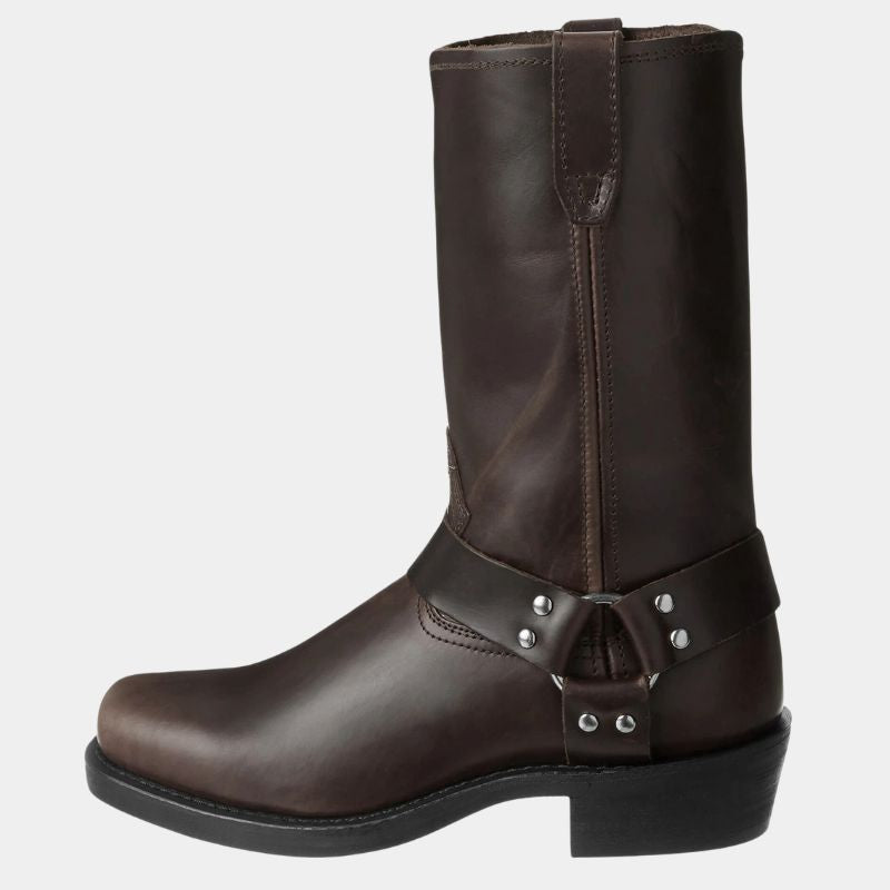 Cowboy Boots - Western - Mid Calf - Leather Boots - Men's Boots-Laarzen dames-Chaps London-Dark Brown-39-Chaps London