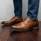 Derby Shoes | Cap Toe | Lace Up | Men's Dress Shoes-Derby Shoes-Chaps London-Chaps London