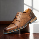 Derby Shoes | Cap Toe | Lace Up | Men's Dress Shoes-Derby Shoes-Chaps London-Chaps London