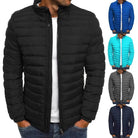 Down Jacket - Lightweight - Zip Up - Autumn Jacket - Men's Jackets-Puffer Jackets-Chaps London-Black-S-Chaps London