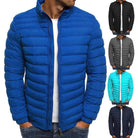 Down Jacket - Lightweight - Zip Up - Autumn Jacket - Men's Jackets-Puffer Jackets-Chaps London-Blue-S-Chaps London