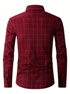 Dress Shirt | Long Sleeve | Slim Fit | Oxford Shirt | Men's Button-Up Shirt-Men Shirts-Chaps London-Chaps London
