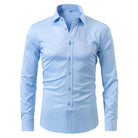 Dress Shirt - Long Sleeve - Stretchy - Non Iron Shirt - Men's Shirt-Chaps London-Chaps London