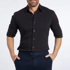 Dress Shirt - Men's Non Iron Button Up Shirt-Dress Shirts-Chaps London-Chaps London