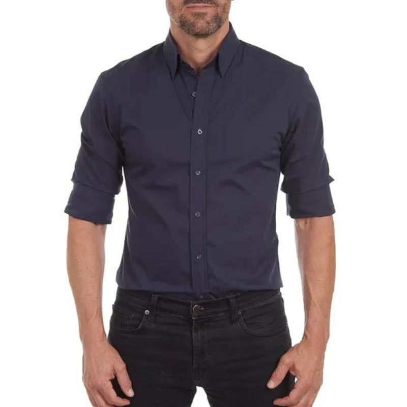 Dress Shirt - Men's Non Iron Button Up Shirt-Dress Shirts-Chaps London-Chaps London