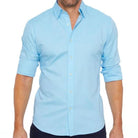 Dress Shirt - Men's Non Iron Button Up Shirt-Dress Shirts-Chaps London-Chaps London