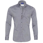 Dress Shirt - Men's Non Iron Button Up Shirt-Dress Shirts-Chaps London-Gray-S-Chaps London