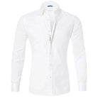 Dress Shirt - Men's Non Iron Button Up Shirt-Dress Shirts-Chaps London-White-S-Chaps London