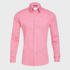 Dress Shirt - Men's Non Iron Wrinkle Free Collared-Dress Shirts-Chaps London-Chaps London