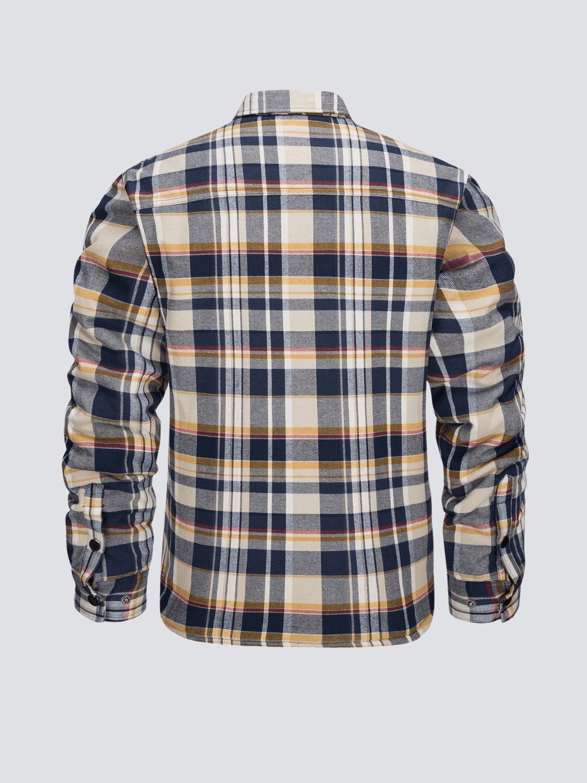 Flannel Jacket - Plaid - Button-Up - Quilted Liner Jacket - Men's Winter Jacket-Jackets-Chaps London-Chaps London