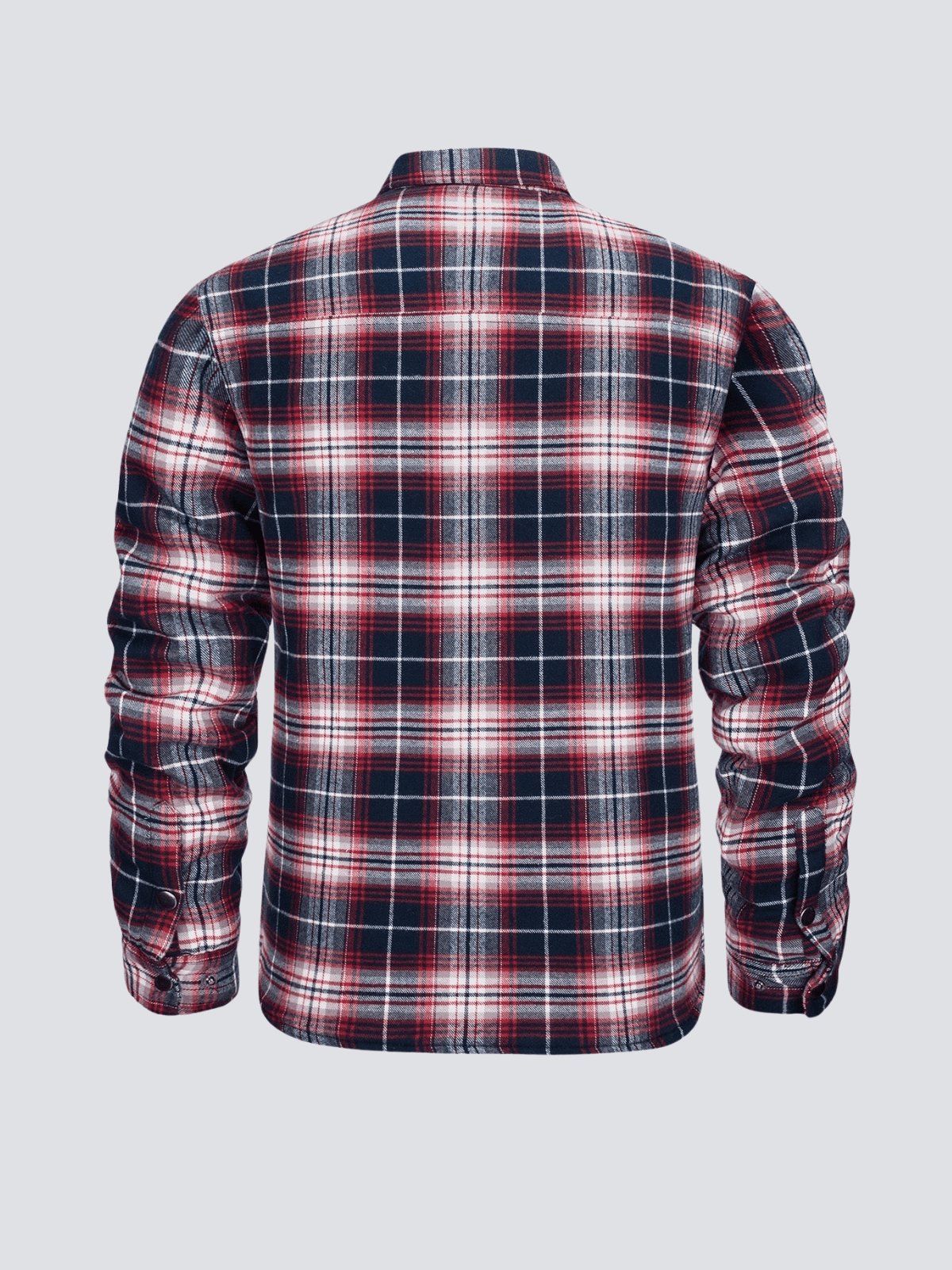 Flannel Jacket - Plaid - Button-Up - Quilted Liner Jacket - Men's Winter Jacket-Jackets-Chaps London-Chaps London