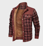 Flannel Shirt | Fleece Lined | Plaid | Flannel Jacket | Men's Clothing-Flannel Jacket-Chaps London-Chaps London