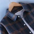 Flannel Shirt - Men's Long Sleeve Plaid Button-Up Shirt-Men's Jacket-Chaps London-Chaps London
