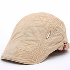 Flat Cap - Adjustable Canvas British Men's Cap-Flat Cap-Chaps London-Beige-Chaps London