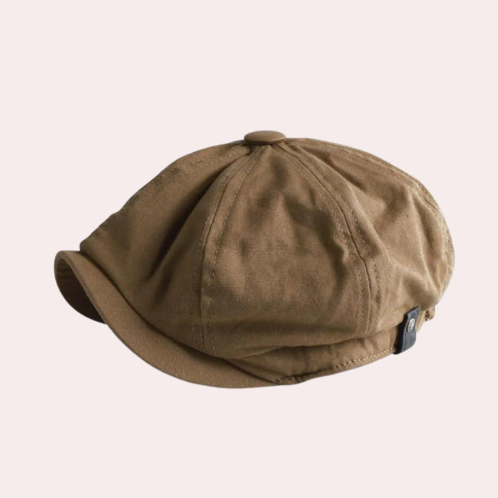 Flatcap | Retro | Vintage | Beret Hat | Men's Hat-Chaps London-Brown-S-Chaps London