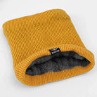 Fleece Collar - Knitted - Winter - Collar Scarf - Men's Winter Accessories-Scarf-Chaps London-Yellow-One size fits all-Chaps London