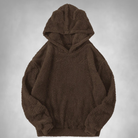 Fleece Hoodie - Men's Warm Teddy Pullover Hoodie-Hoodies-Chaps London-Coffee-S-Chaps London