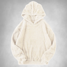 Fleece Hoodie - Men's Warm Teddy Pullover Hoodie-Hoodies-Chaps London-White-S-Chaps London