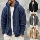 Fleece Hoodie | Warm | Zip-Up | Teddy Hoodie | Men's Fleece Jacket-Sweatshirts & Hoodies-Chaps London-Chaps London